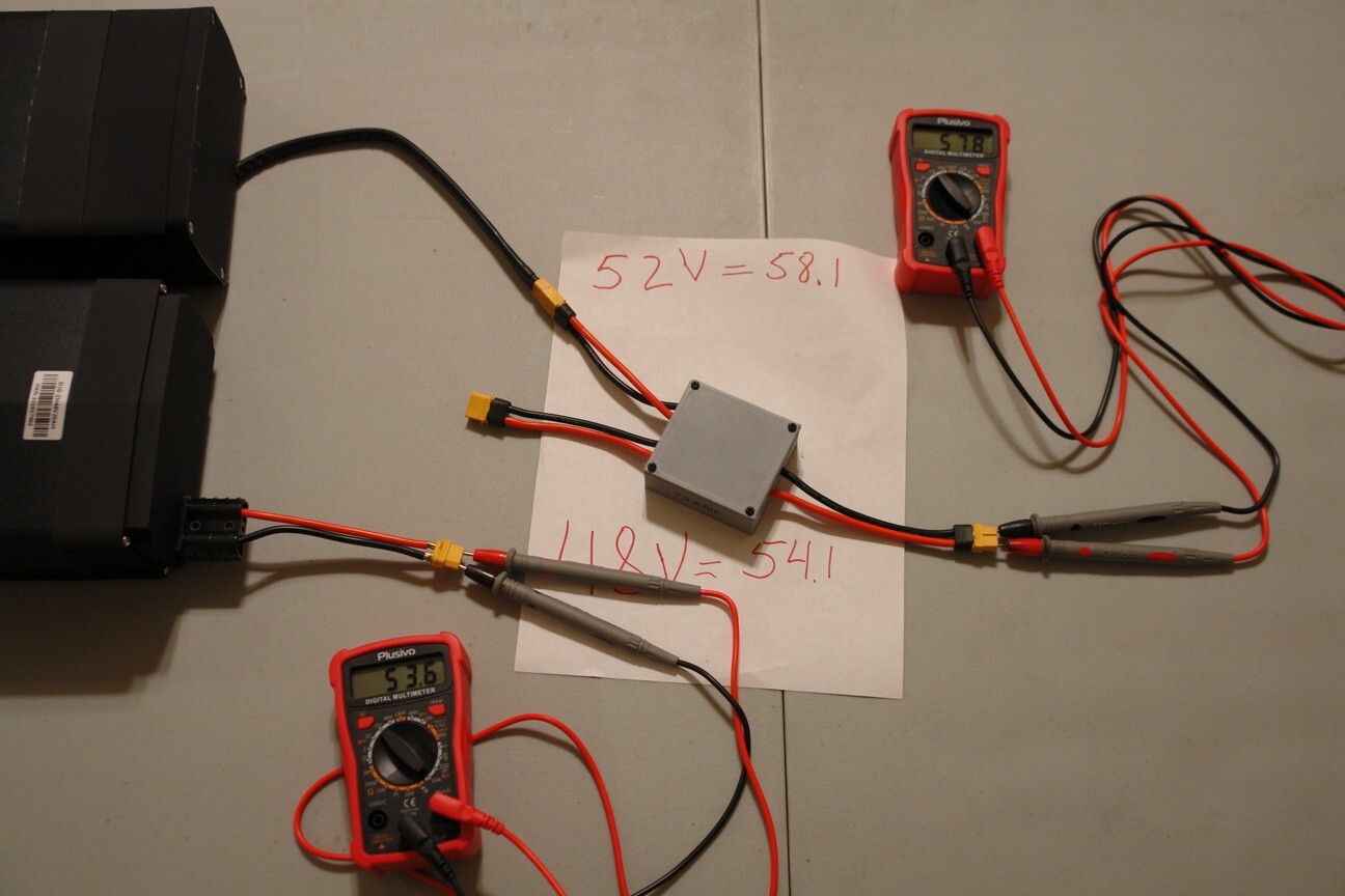 E-Bike Multi-Battery Discharge Converter for 3 batteries,XT60 