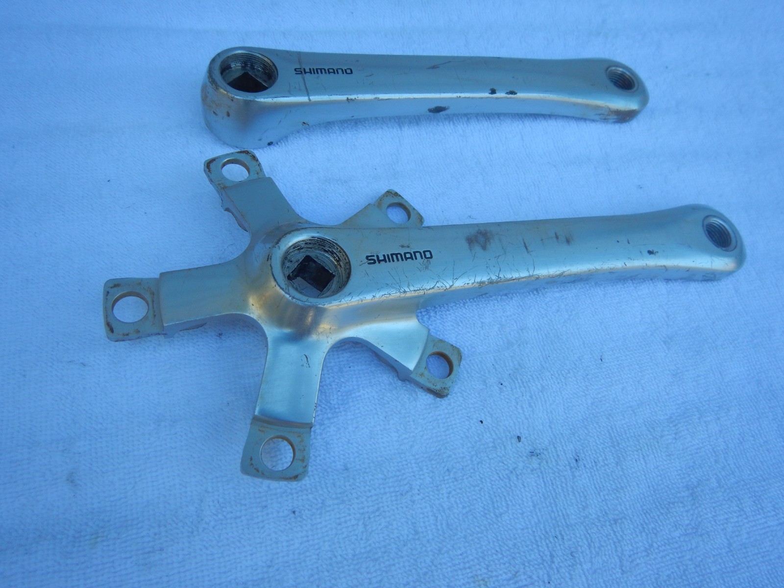 Shimano FC-M730 Vintage Mountain Bike Triple Cranks Arms 175 Crankset Deore XT