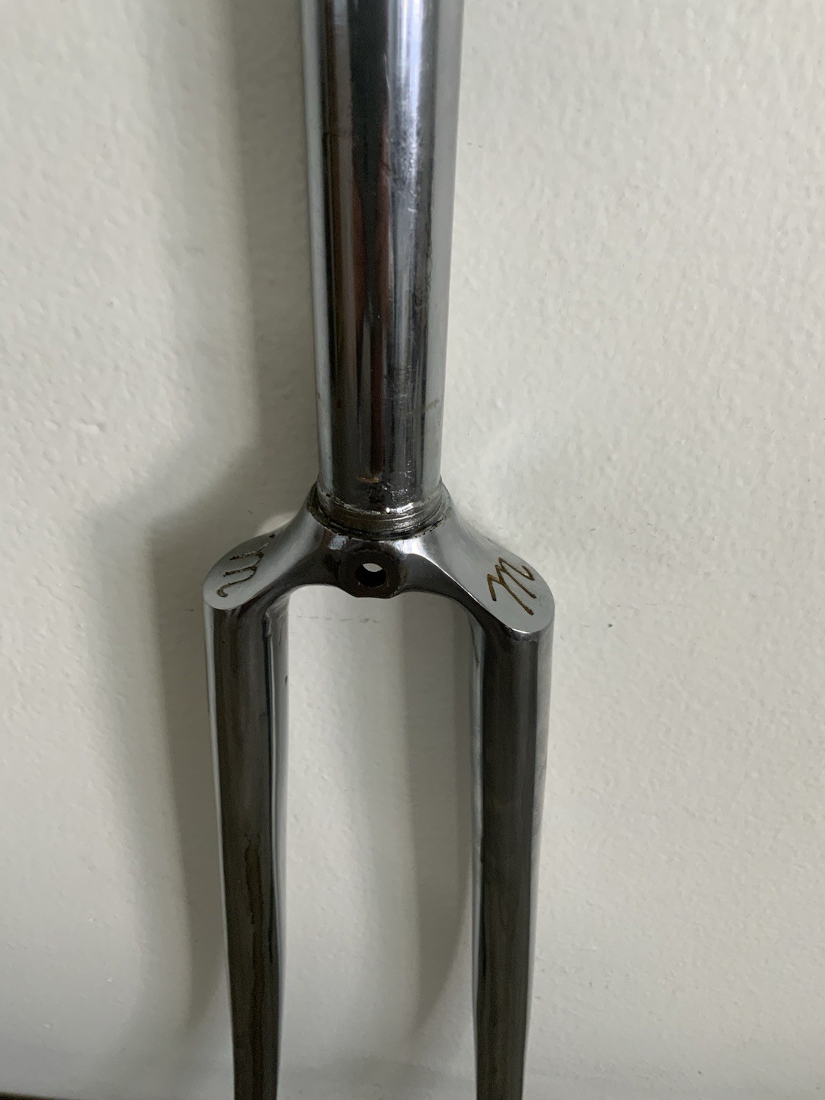 MERCIER FORK 700C ONE-INCH THREADED 225 MM STEERER BSA THREADS CHROME