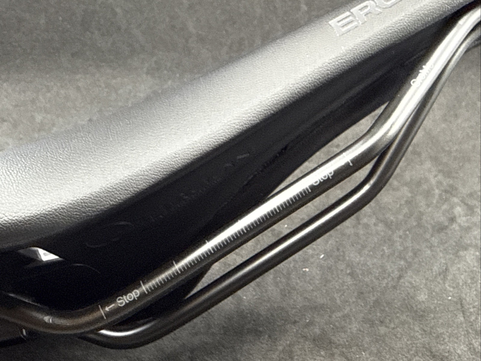 ERGON SR 10 Sport Stealth Road Saddle CroMo Rail Black 270mm x 140mm MSRP $99
