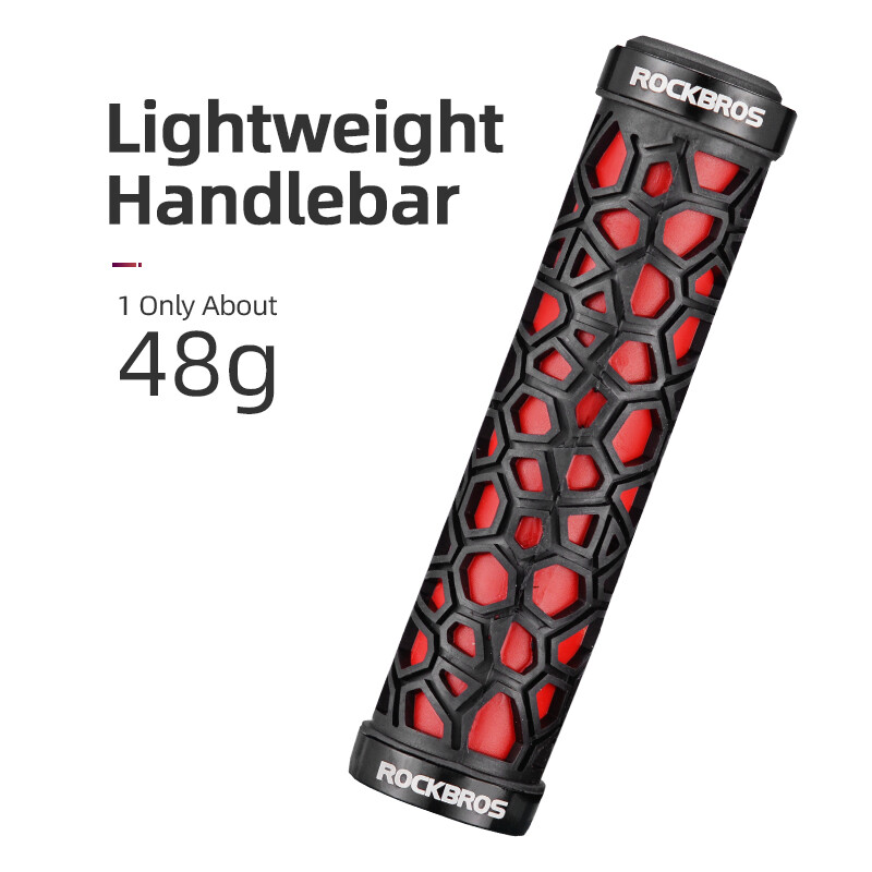 ROCKBROS Cycling Handlebar Grips Double Lock Anti Skid Ultraigt Rubber Bike Grip