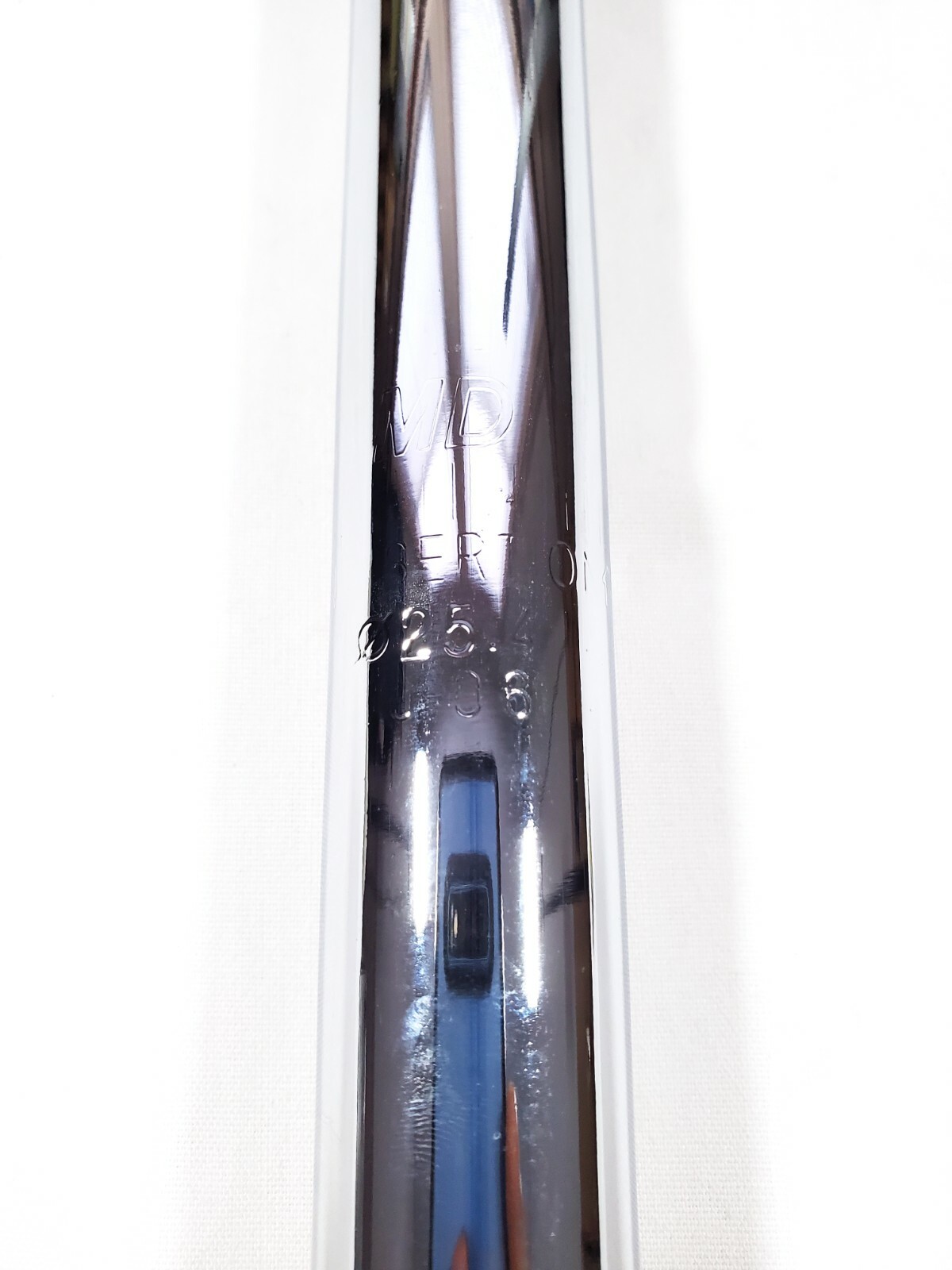 GDi Steel 25.4mm x 350mm Seatpost Silver / Chrome