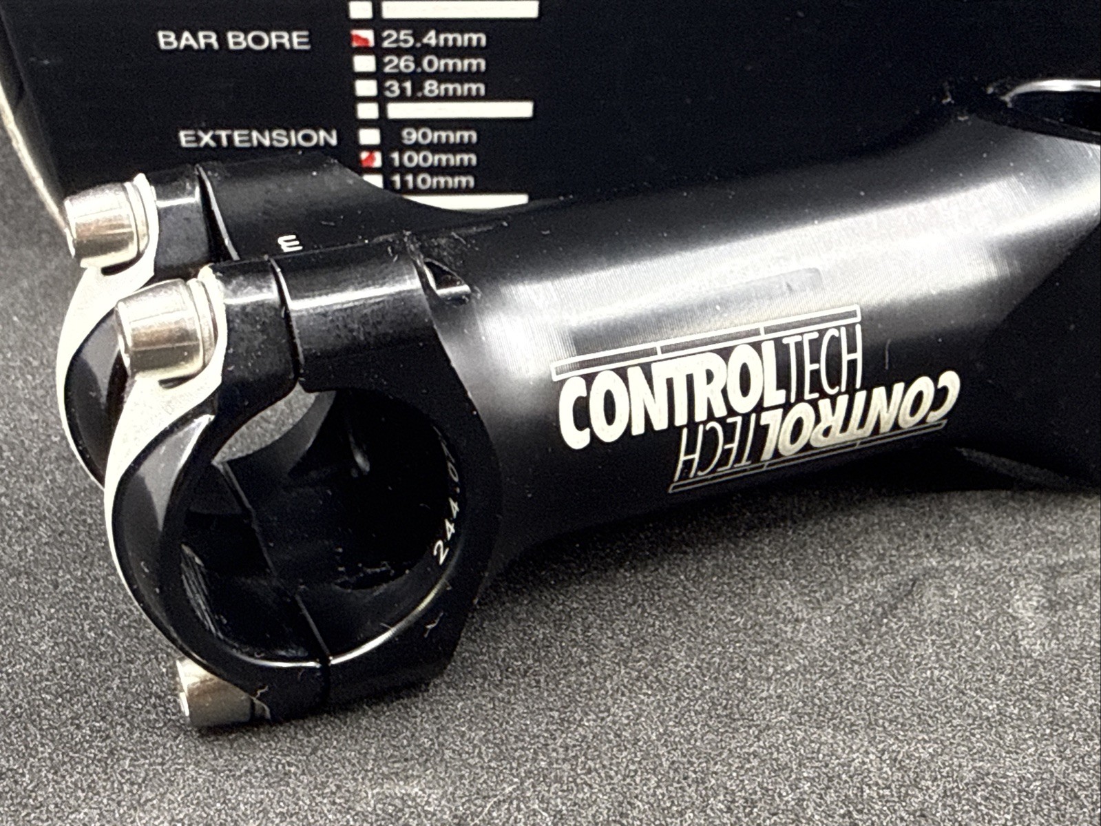 NOS ControlTech SCANDIUM Newton3SCM 100mm 5° 1-1/8″ 25.4mm Alloy Stem