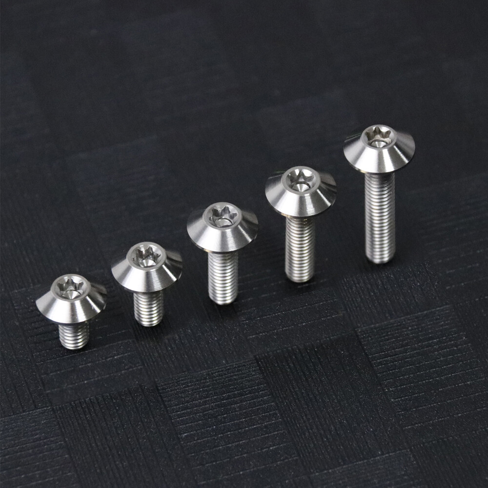 TC4 Titanium Screws Trox Umbrella Head Ti Bolts M6x12 15 20 25 30mm – 5 Color