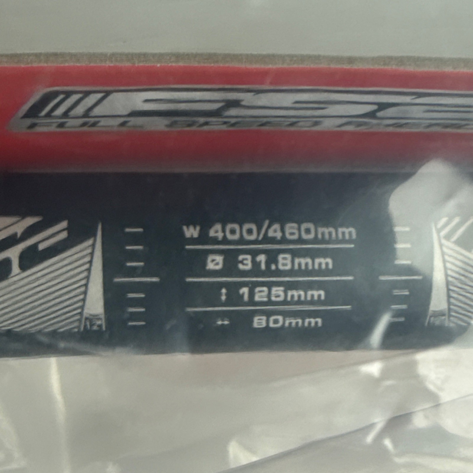 FSA Adventure Compact Drop Bar 31.8mm For Gravel Bike Aluminum Black 400/460