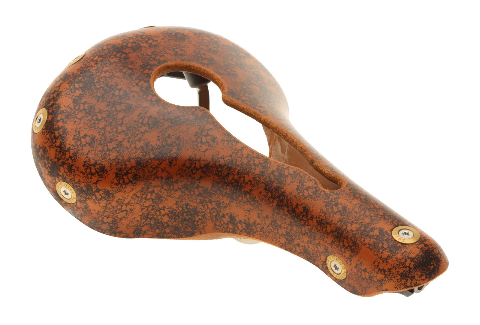 Gilles Berthoud Marie Blanque Open Saddle Steel Rails Leather Cork NEW NOS