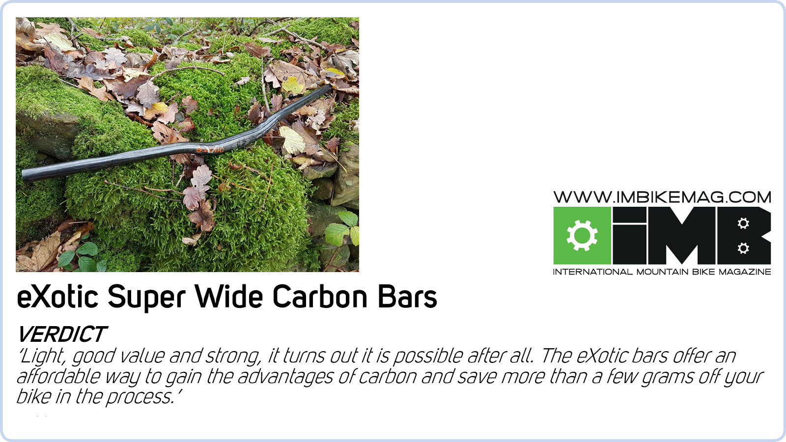 eXotic Full Carbon Riser Bar 780 800 820 840 mm Handlebar 33in Wide Handle Bars