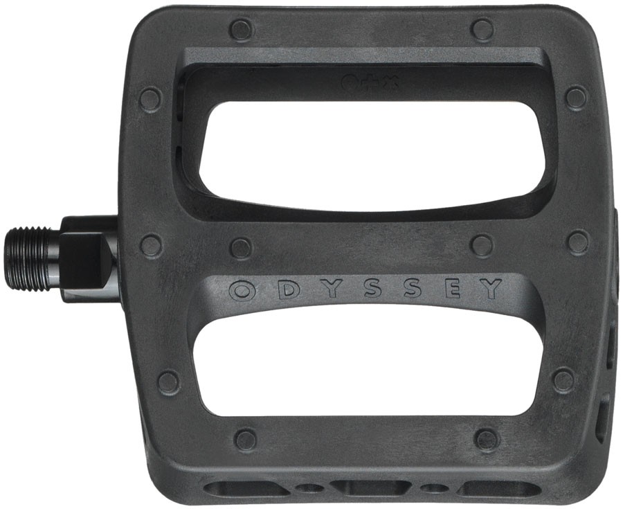 Odyssey Twisted Pro PC Pedals – Platform, Composite/Plastic, 9/16″, Black