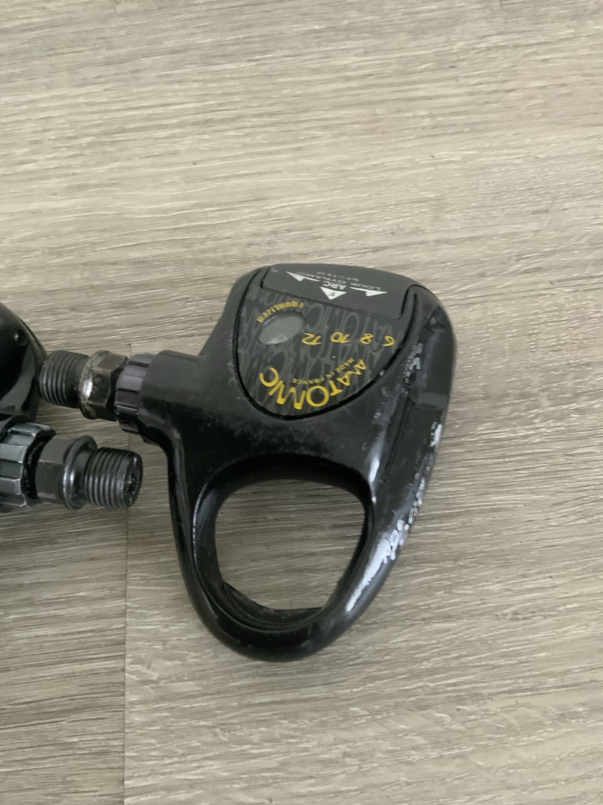 LOOK ANATOMIC 226 CARBON CLIPLESS PEDALS NO CLEATS BLACK 372 GRAMS
