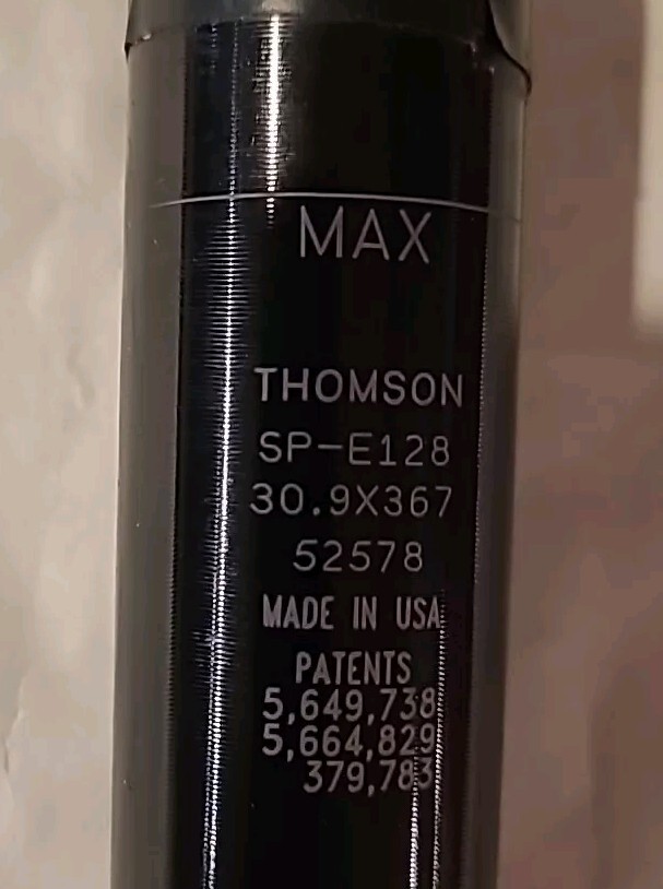 Thomson Elite Seatpost 30.9 Made in USA 30.9 X 367 mm SP-E128