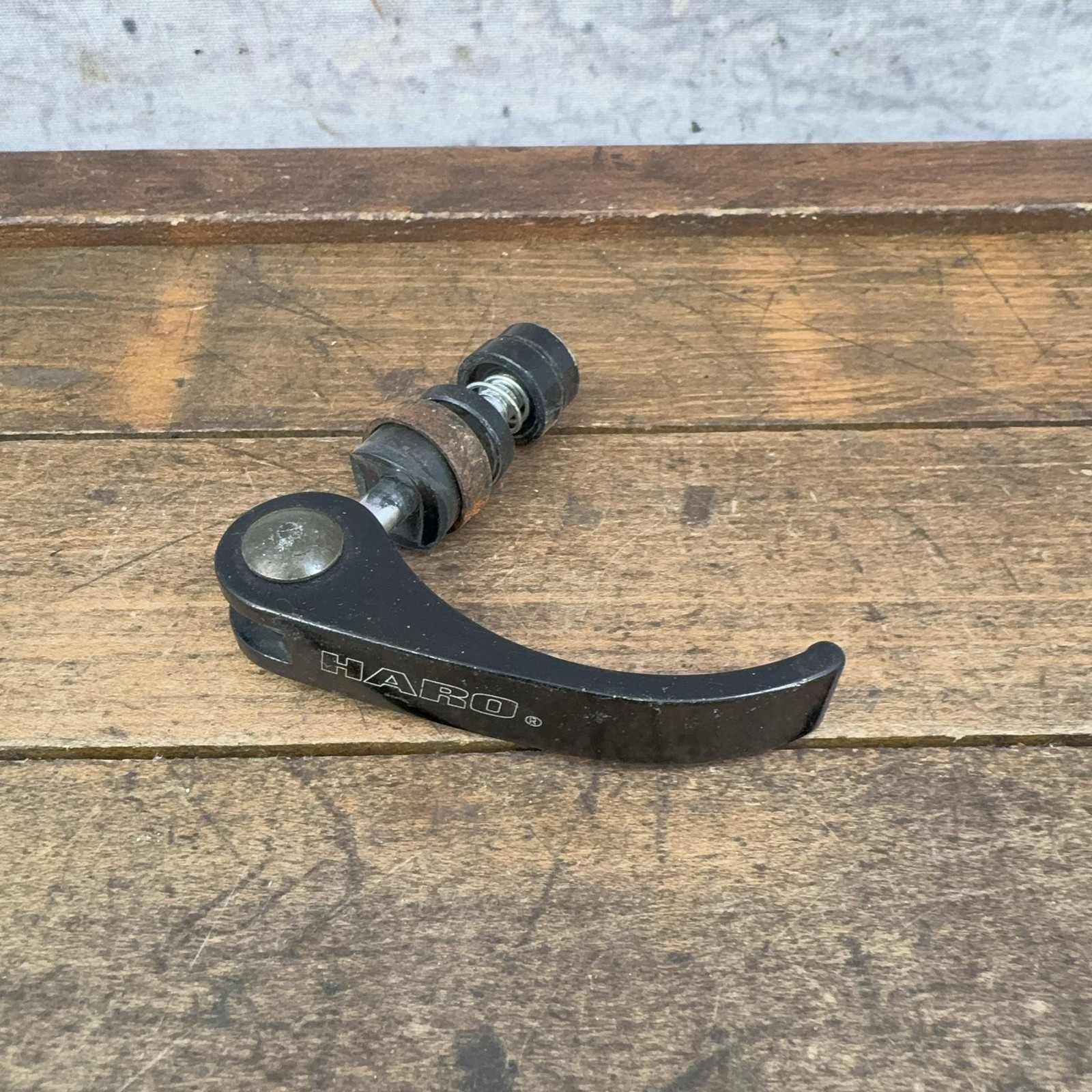 Vintage Haro Seatpost Clamp MounTain BikeQuick Release Skewer Black Alloy 50g