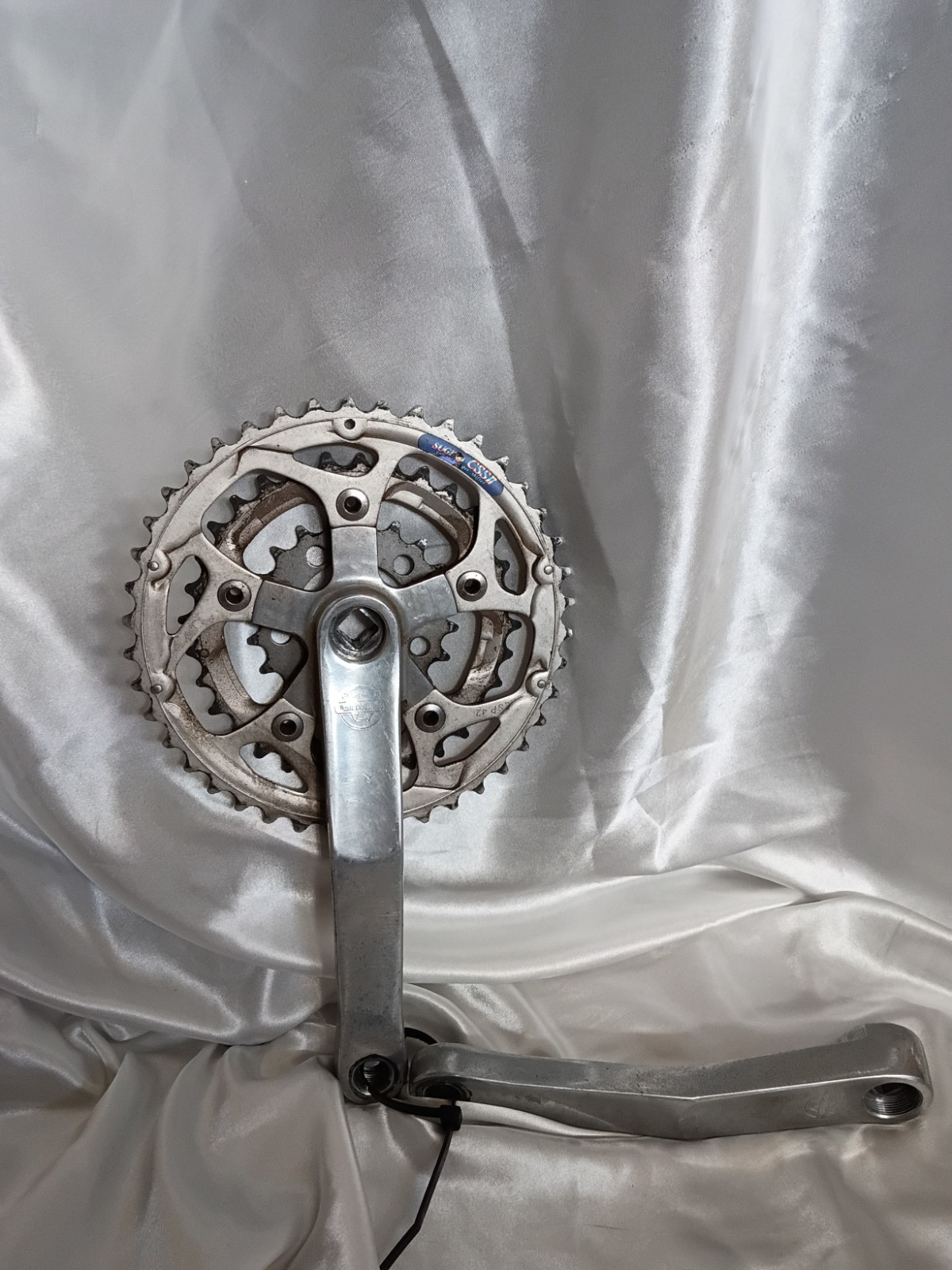 White Industries by Sugino 175mm Triple Crankset 42/32/20 Square Taper Silver