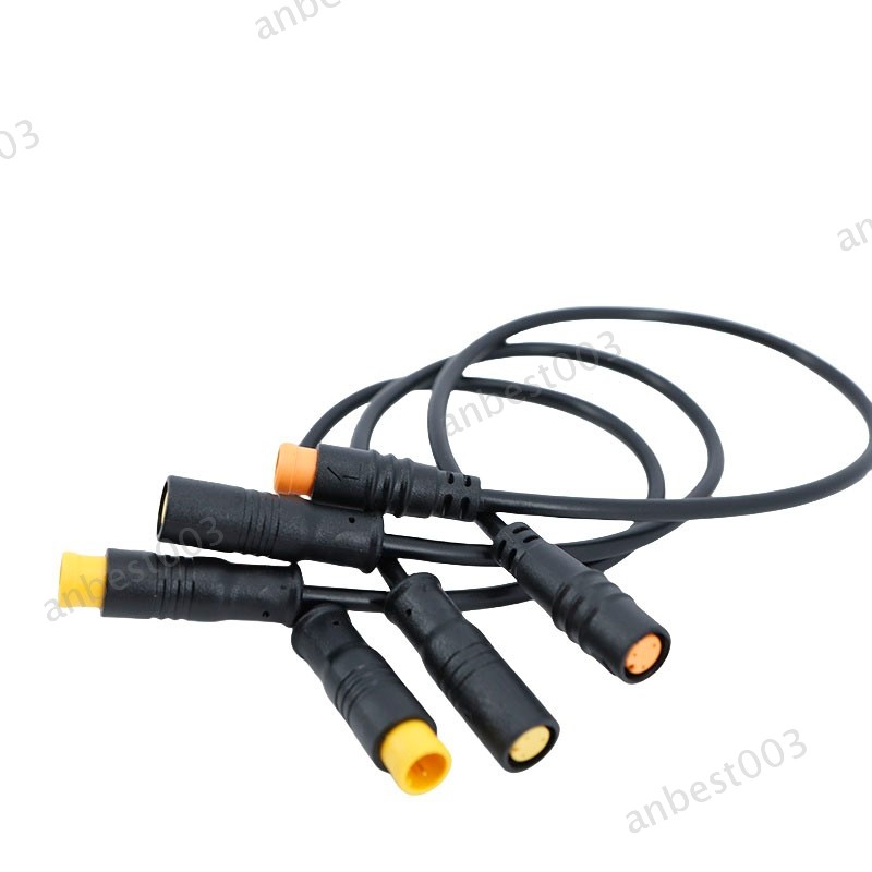 0.2m m8 9mm 3 pin Electric Bicycle Butt signal Cable Waterproof Wire Ebike Plug