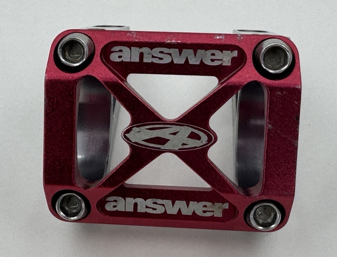 Answer Direct Mount ROVE DH Stem 45 50 55 mm Adjustable Reach RARE RED MINT COND