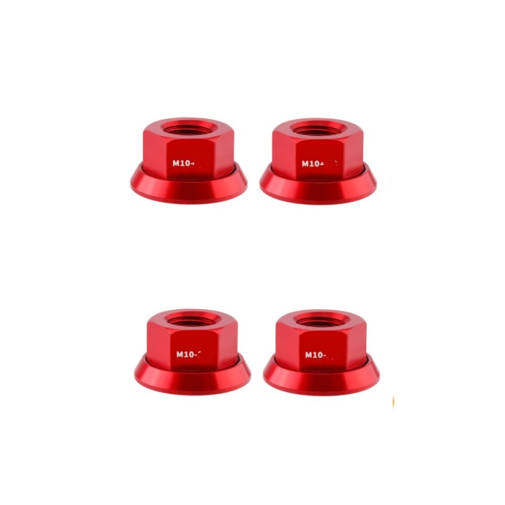 4 Pcs Hub Nuts 7075 Aluminum Alloy for Bike Wheel Hub Installation Fixing