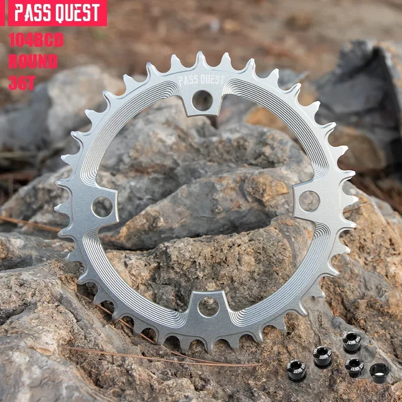104BCD Mountain Bike Road Bike Narrow Wide Round Chainring 32-48T Chainwheel