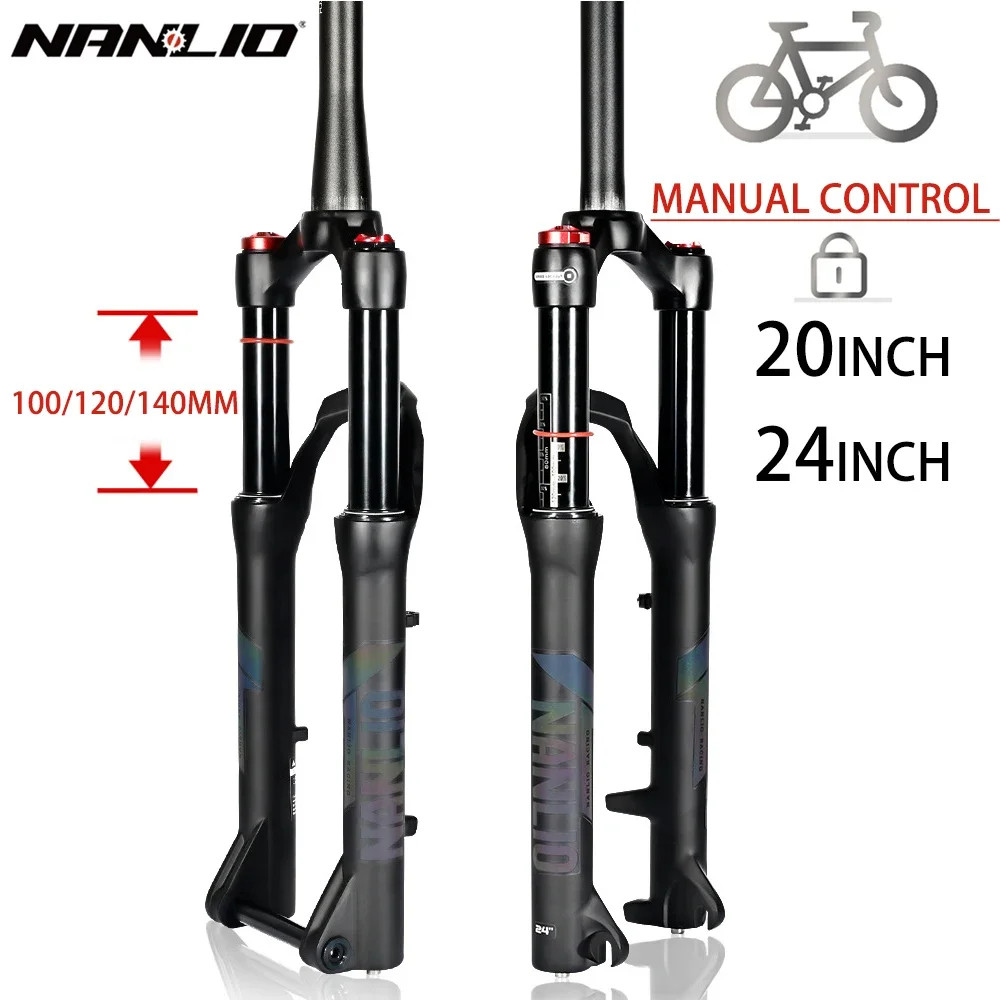 MTB Suspension Air Fork 20/24Inch Shoulder-Type Shock Mountain Bike Front Fork