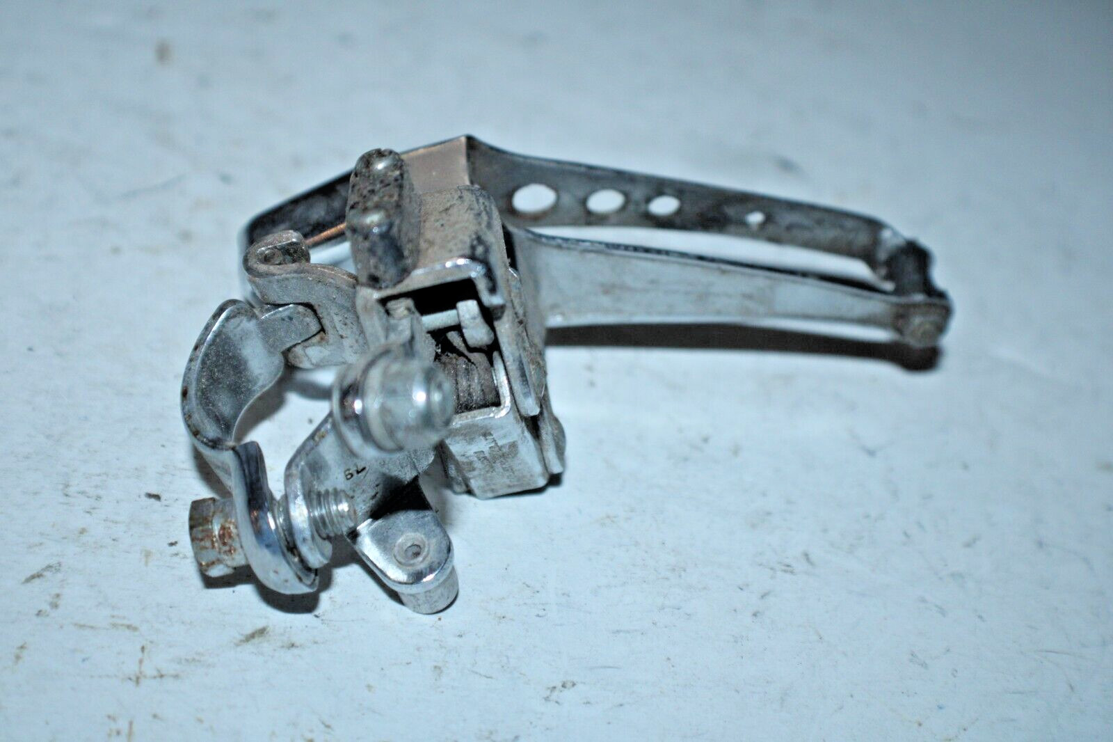 Shimano Thunder Bird II Vintage Double Front Derailleur 25.4mm Silver Ships USA!