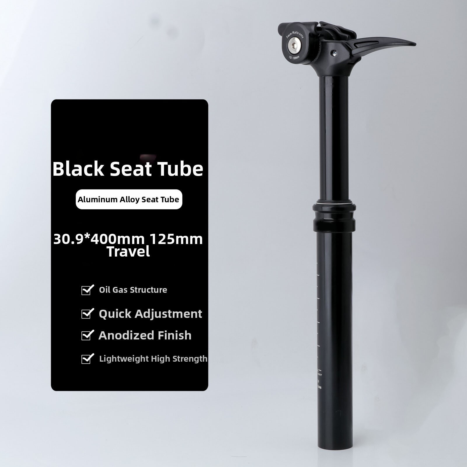Dropper Post for MTB Hydraulic Control Oil Gas Locking 27.2/30.9/31.6mm Gold