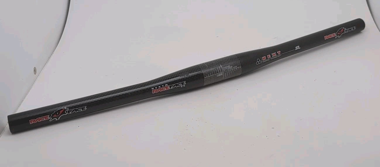 Vintage Race Face Handlebar Next SL XC Carbon Bar 5 Degree Bend 560mm 125g