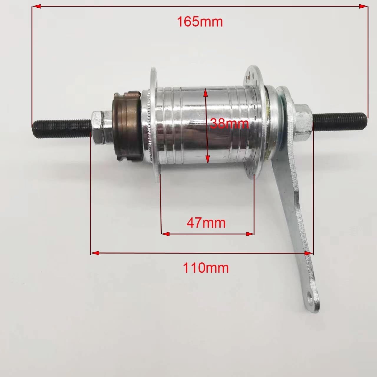 Bicycle Coaster Brake Hub 36 Hole Stainless Steel Rear Bike Freehub Single Speed
