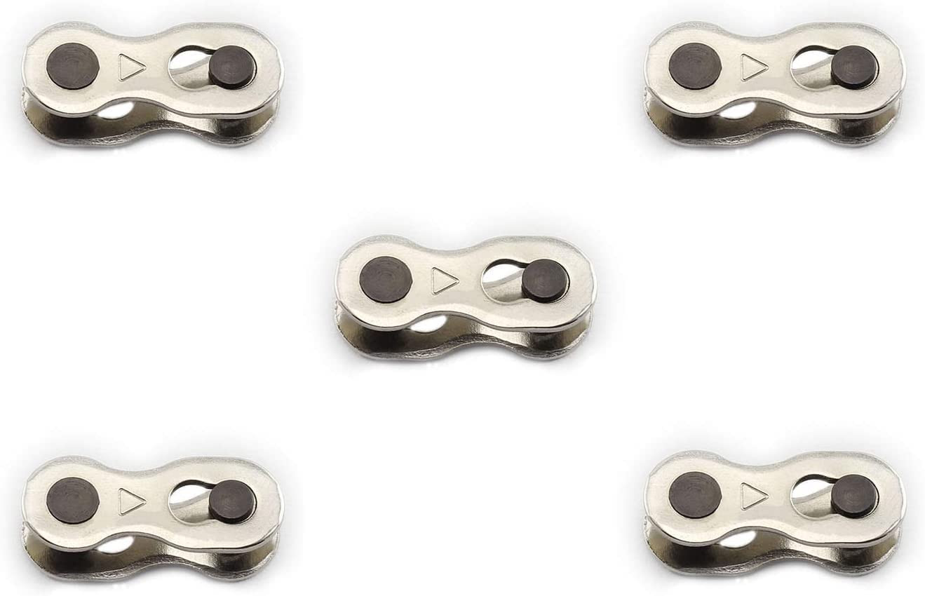 5 Pairs Bike Chain Quick Missing Link for 1/6/7/8/9/10/11/12 Speed Chain Reus…
