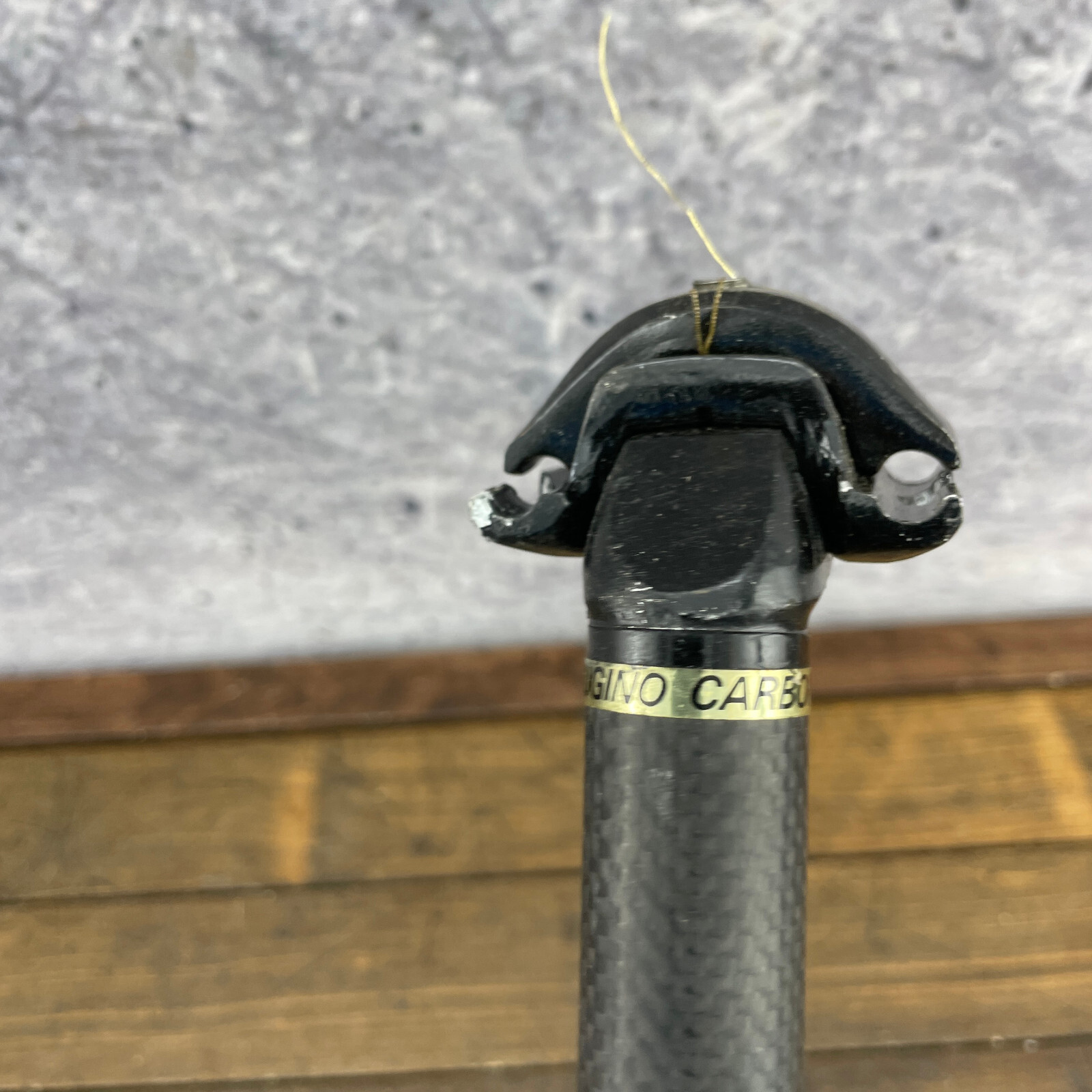 Vintage Sugino Carbon Fiber Seatpost 24.7 mm 285 mm MTB Road 24.7 mm Grooved