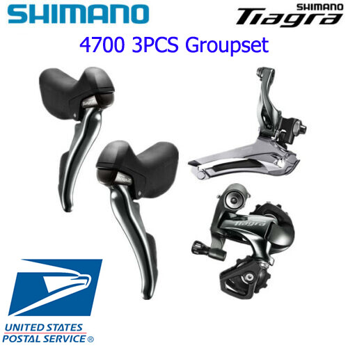 Shimano Tiagra 4700 3PCS 2×10 Groupset Front Rear Derailleur Brake Lever ROAD