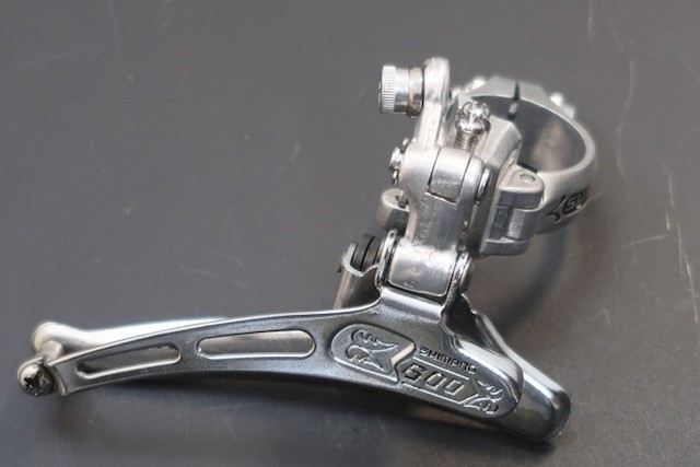 Vintage Shimano 600 Arabesque double front derailleur 28.6 Japan