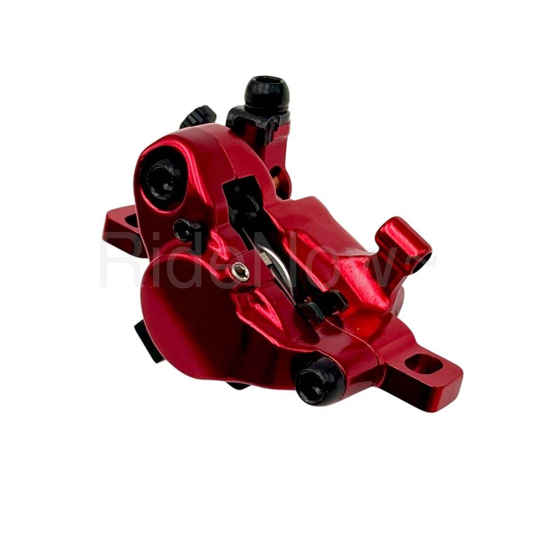 JUIN Tech R1 Hybrid Hydraulic Disc Brakes for CX Road Bike w/160mm Rotors Red