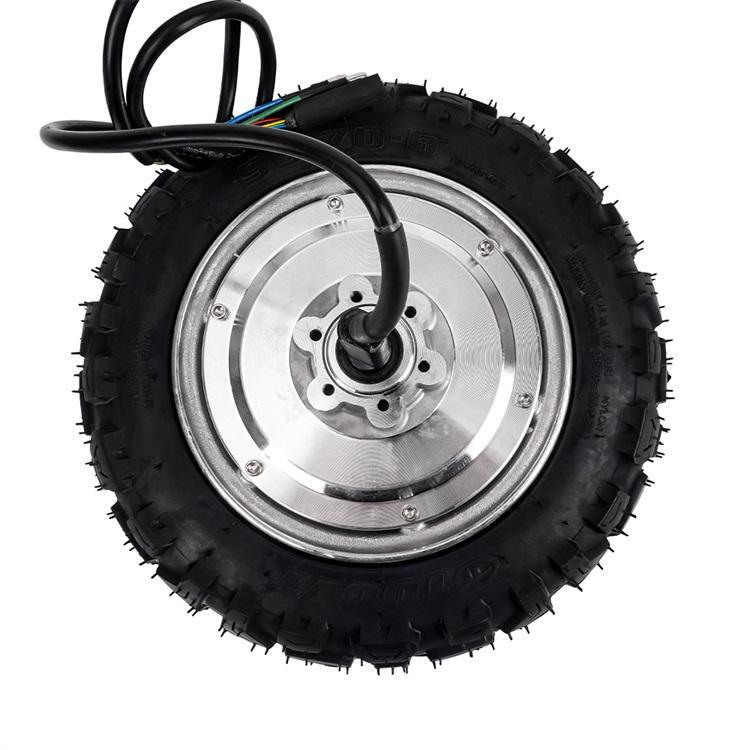 10 Inch 26V 36V 48V 500W Low Speed 7-10km/h Electric BLDC Wheel Geared Hub Motor