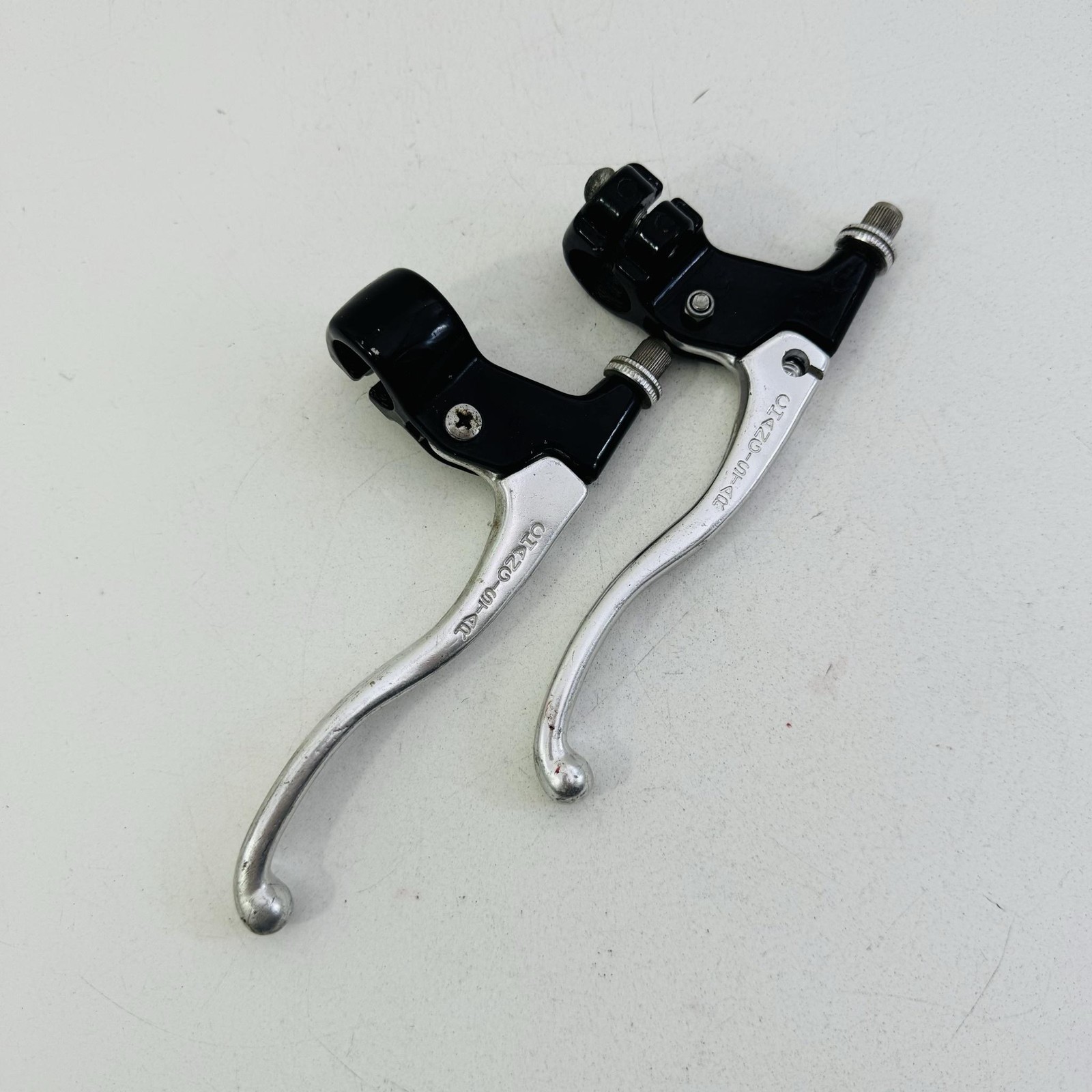 Vintage Chang Star Brake Levers Pair 22.2mm 4-Finger Black BMX Cruiser A40