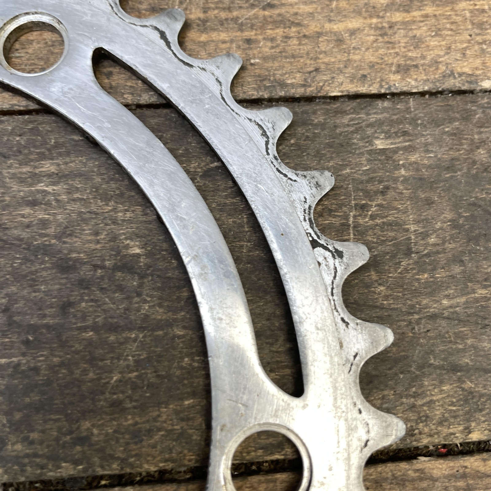 Vintage Nervar 40T Chainring 128 BCD 5-Bolt Alloy Road Bike Chainwheel