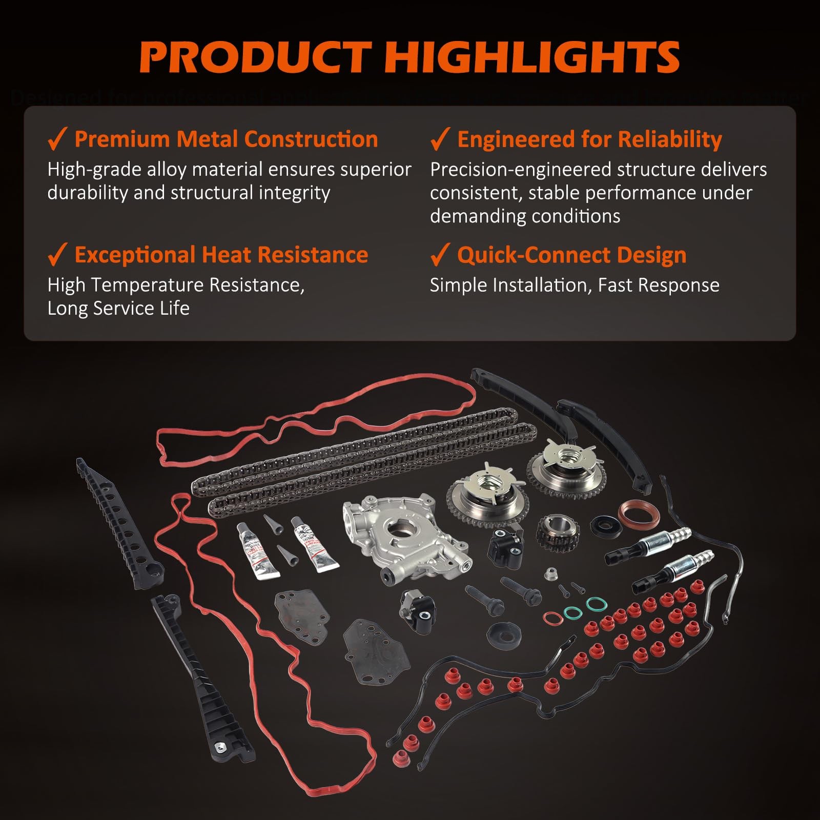 5.4 Timing Chain Kit 3.0, with Cam Phaser Solenoid Oil Pump