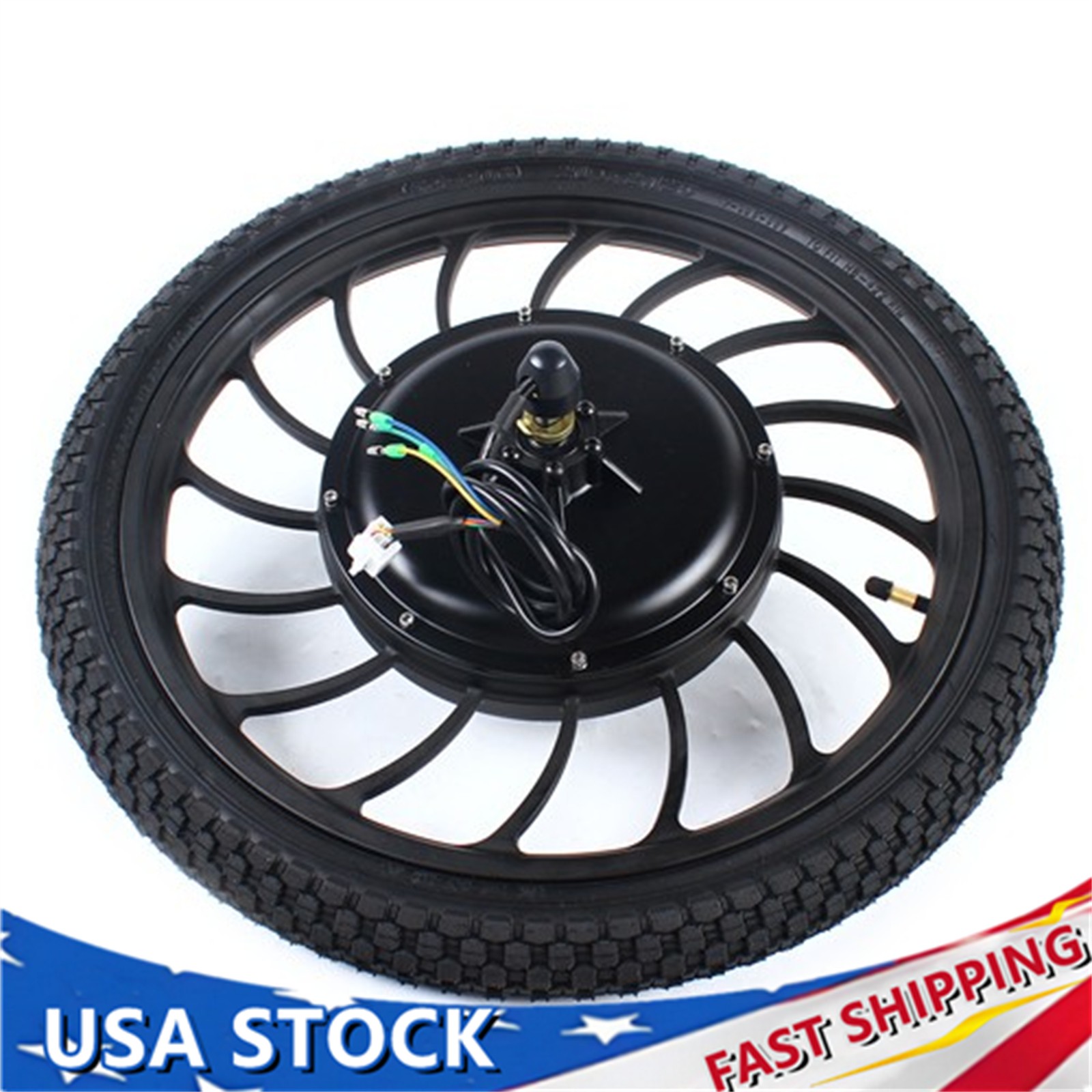 20 Inch Electric Bicycle Rear Wheel Hub E-Bike Disc Brake Tail Wheel 6-Hole Type