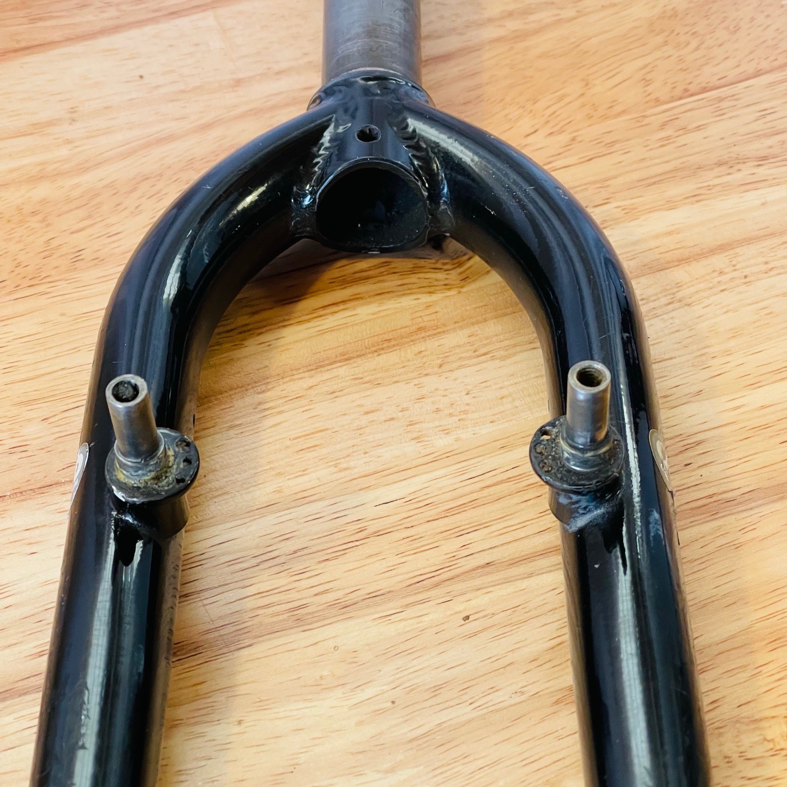 Trek Tange Full CRMO Steel MTB Fork 1-Inch Threaded 26 153 Steerer 385 AtoC 