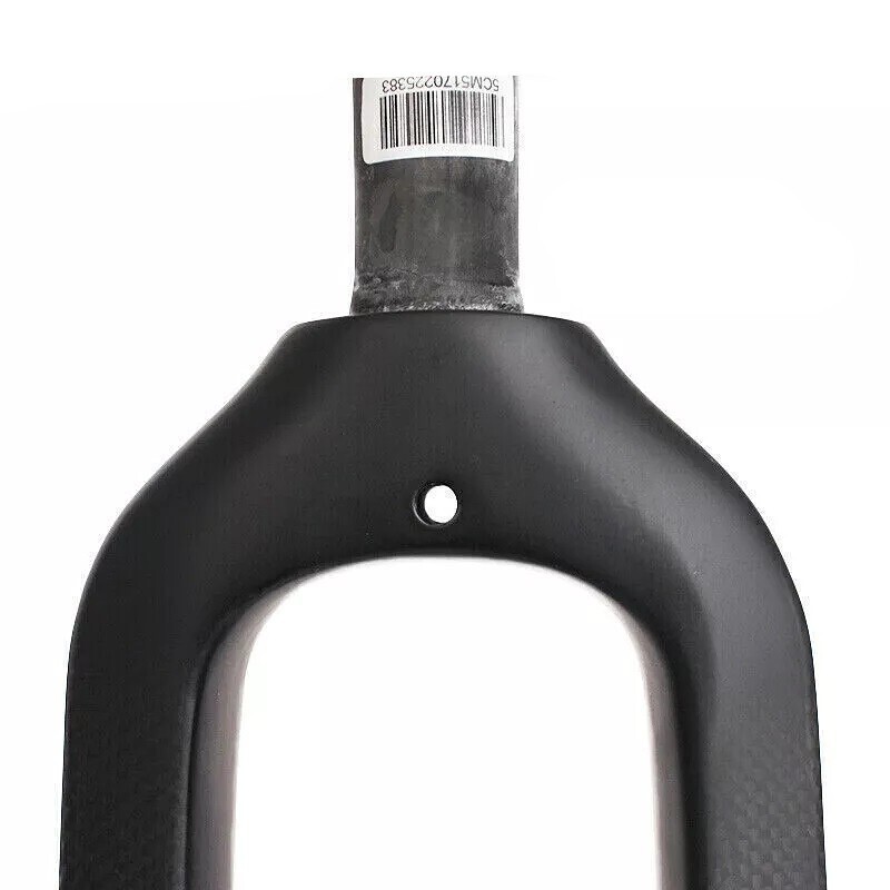 29″ Tossek 1-1/8″ Carbon MTB Rigid Front Fork Disc Brake Straight Tube 28.6mm QR