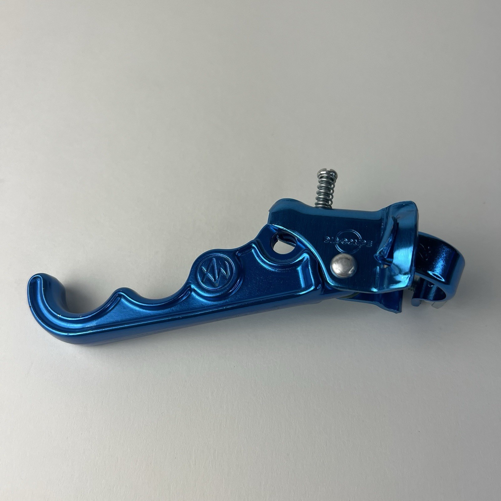 NOS Dia-Compe MX120 Tech 2 Left Front Brake Lever Blue BMX Japan L-1 w/ Clamp
