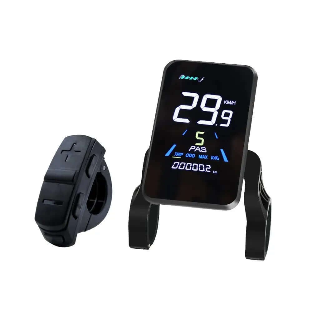 LCD Display Control Panel with Buttons for 24V-52V E-bike Electric Bicycle Repla