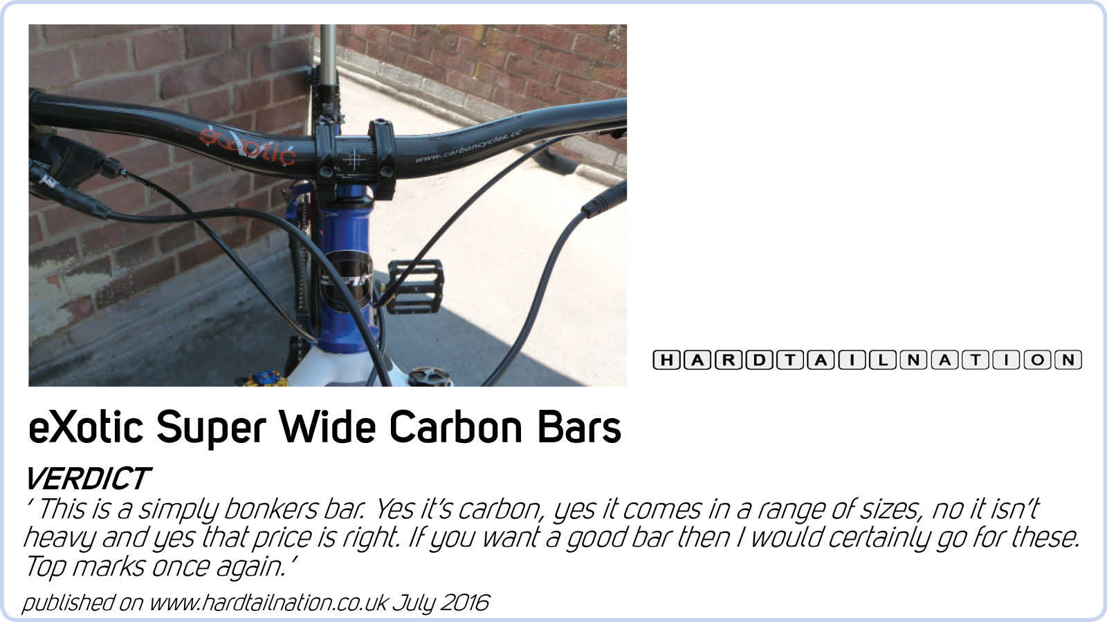 eXotic Full Carbon Riser Bar 780 800 820 840 mm Handlebar 33in Wide Handle Bars