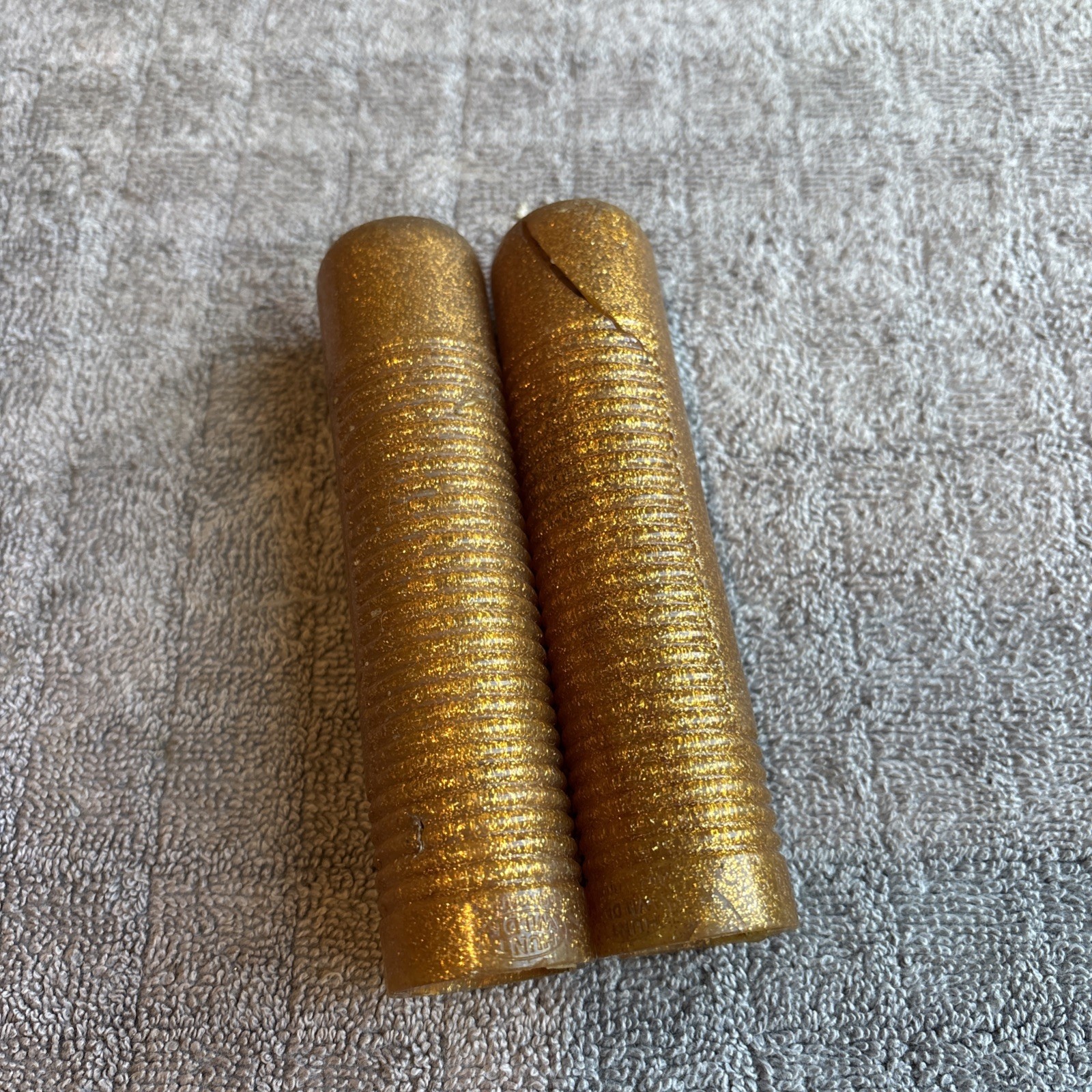 Gold Bicycle Hand Grips 4 5/8” – Huffy Murray Muscle Bike 1970’s