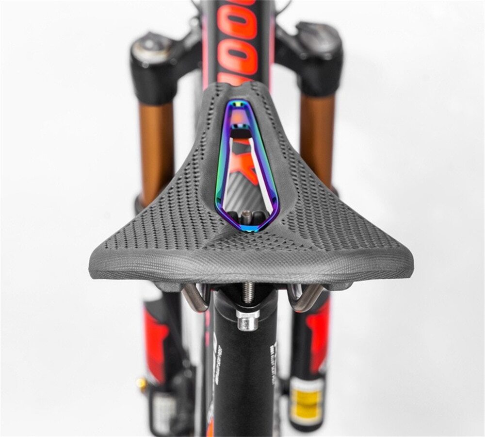 Promend 3D Printed Bicycle Saddle Hollow Honeycomb MTB Road Bike Seat Cushion