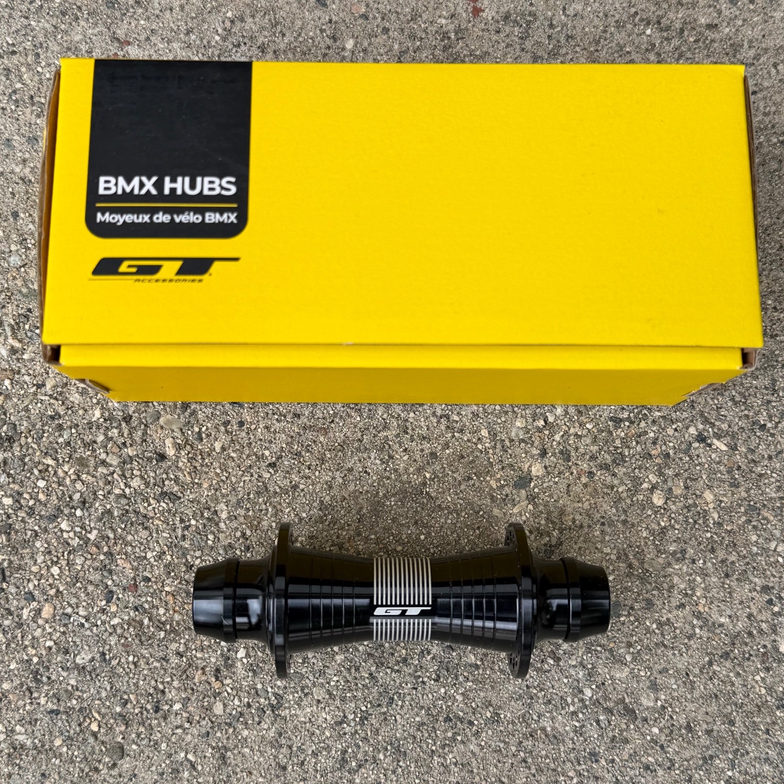 GT SPEED SERIES RACE FRONT HUB 36H BLACK BMX BIKE HUBS HARO SE PROILE REDLINE