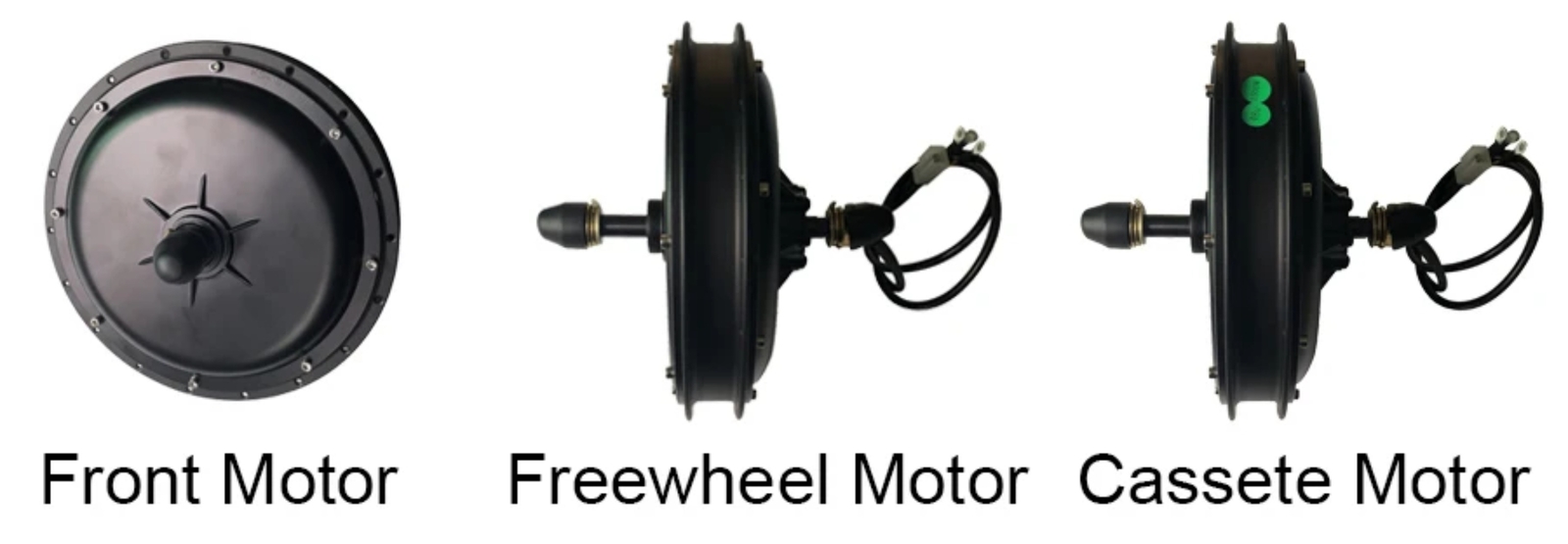 48V 1500W E-bike Motor Brushless Front Rear Freewheel/Cassette Hub Motor