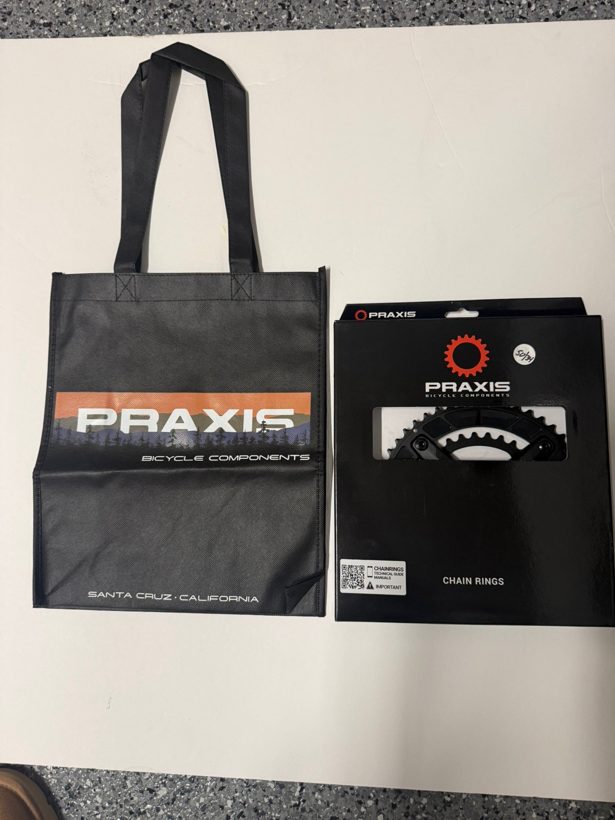 PRAXIS Works X-KIT Chainring/Spider Set 50/34T Direct Levantine II. 10-11-12 sp