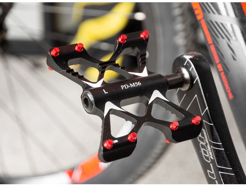 Butterfly Aluminum Road MTB Mountain Bike XC Bicycle Pedal Bearing Flat Pedals