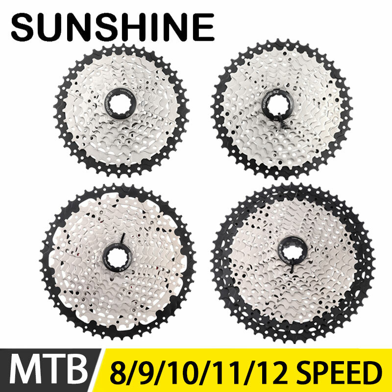 Sunshine 8 9 10 11 12 Speed MTB Bicycle Cassette 11-46 11-50 11-52T Shimano