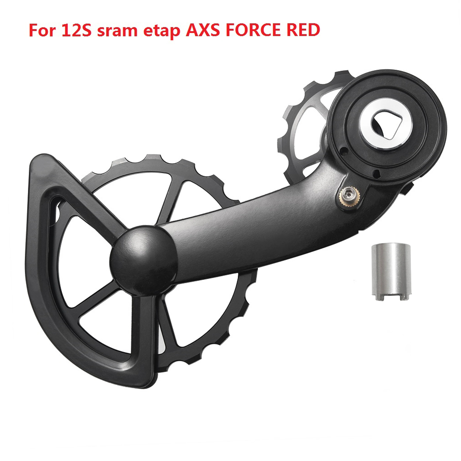 Road Bike CS Ceramics Bearing Guide Wheel Rear Pulley for 12S Transmission
