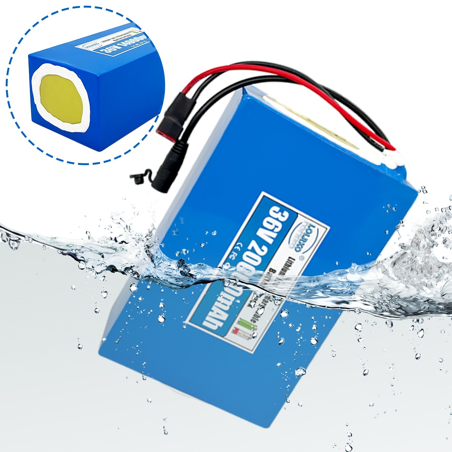36V 20AH Battery for 200W-1000W Ebike Electric Bicycle Bike Scooter 30A BMS