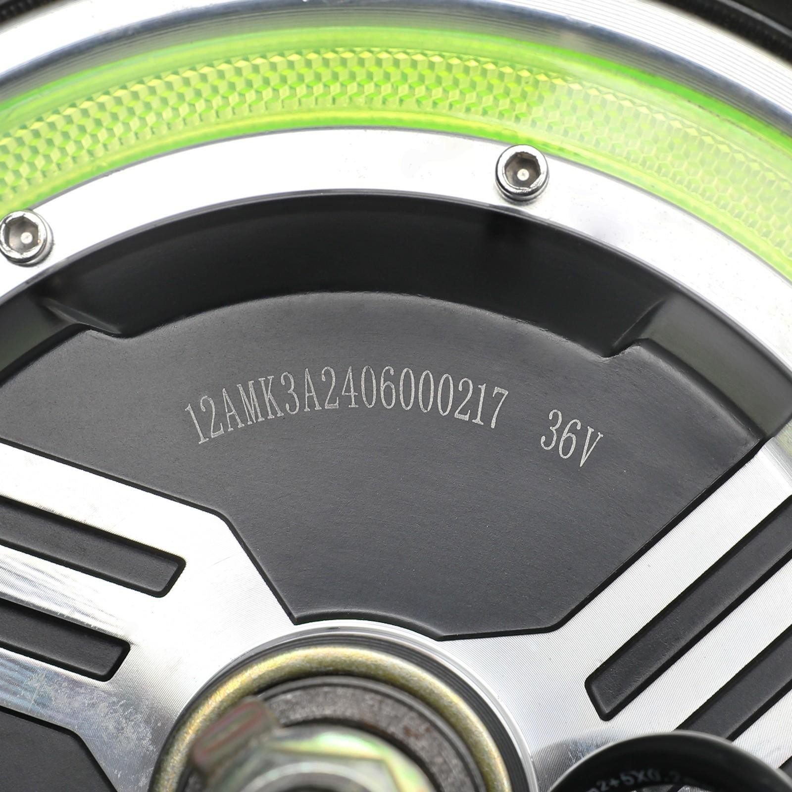 12 Inch 36V 500W Brushless Hub Motor Wheel Kit Electric Bike E-Bike Wheelbarrow